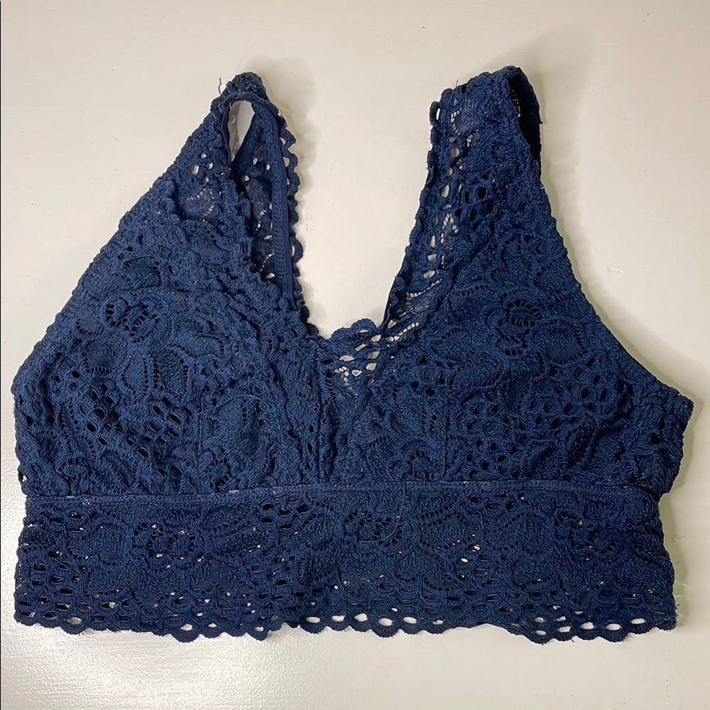 Altar’d State Navy Lace Bralette